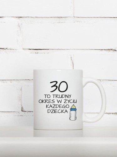 Kubek na 40 urodziny - wpisz wiek