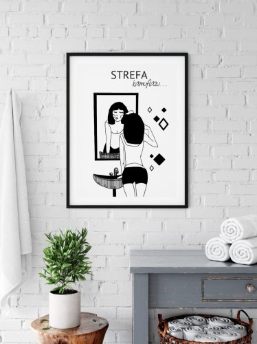 Plakat do łazienki
