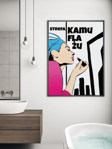 Plakat do łazienki i sypialni