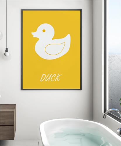 Plakat do łazienki