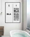 Plakat do łazienki