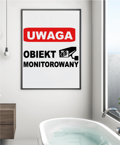 Plakat do łazienki