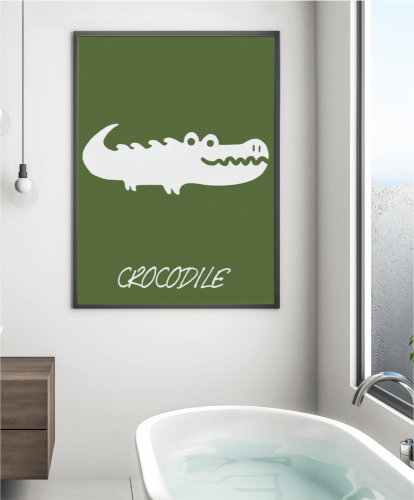 Plakat do łazienki 