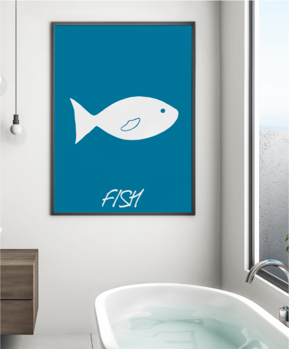 Plakat do łazienki