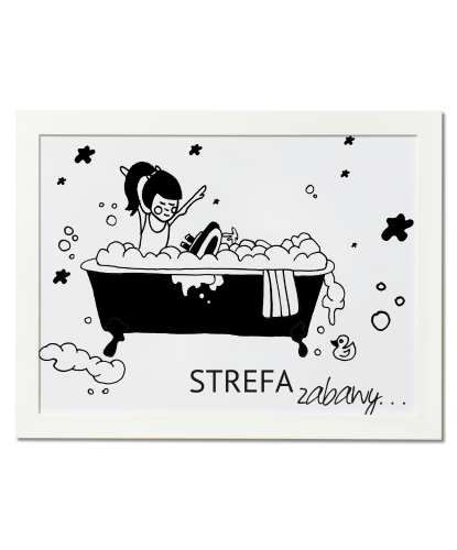 Plakat do łazienki