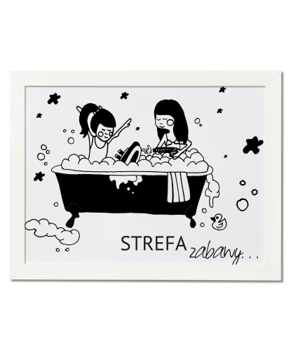 Plakat do łazienki