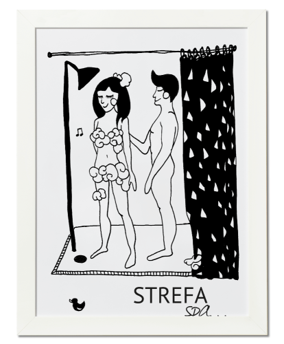 Plakat do łazienki - Strefa spa 2