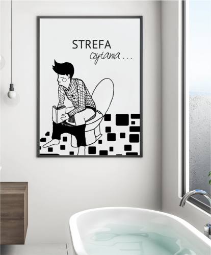 Plakat do łazienki
