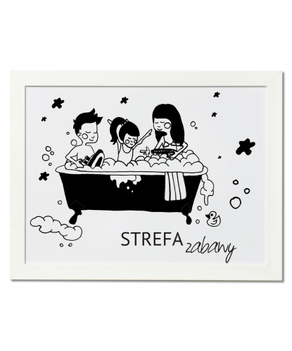 Plakat do łazienki