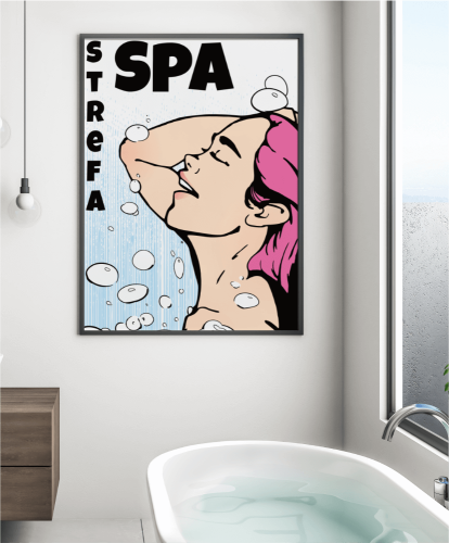 Plakat do łazienki