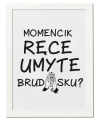 Plakat do łazienki