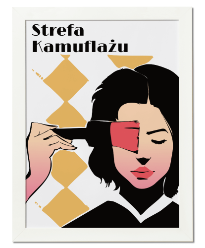 Plakat do łazienki i sypialni - Strefa kamuflażu