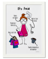 Plakat personalizowany na prezent dla niej