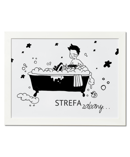 Plakat do łazienki