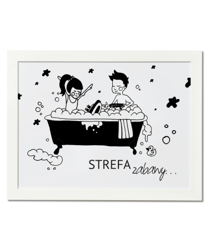 Plakat do łazienki
