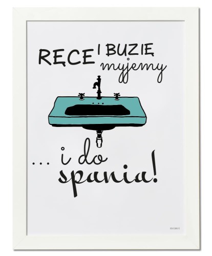 Plakat do łazienki