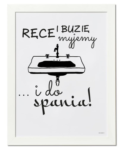 Plakat do łazienki