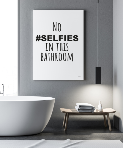 Plakat do łazienki 