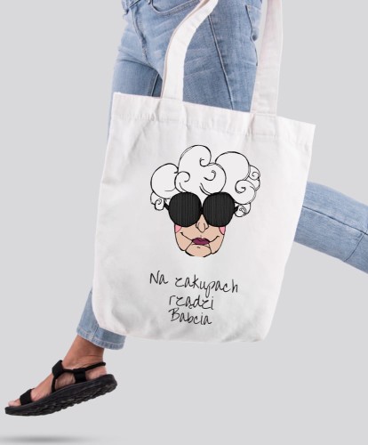 Torba z nadrukiem dla babci