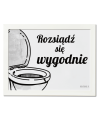 Plakat do łazienki