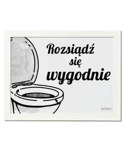 Plakat do łazienki