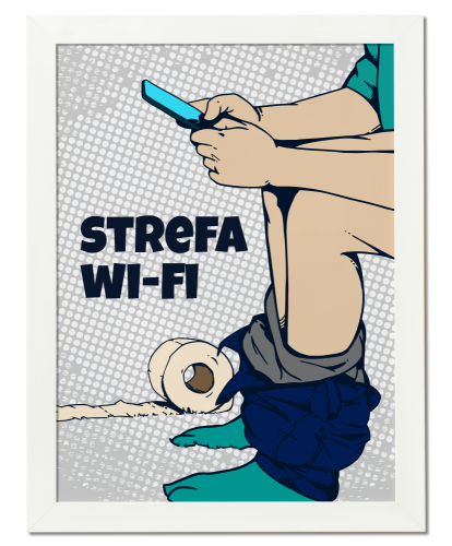 Plakat do łazienki i toalety – nowoczesna dekoracja wnętrza (wydruk premium)