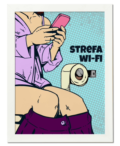 Plakat do łazienki i WC – nowoczesna dekoracja wnętrza (wydruk premium)