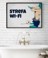 Plakat do łazienki i toalety – nowoczesna dekoracja wnętrza (wydruk premium)