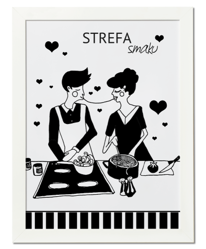 Plakat do kuchni - Strefa smaku