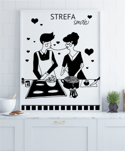 Plakat do kuchni - Strefa smaku