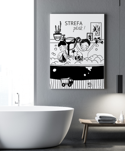 Plakat do łazienki 