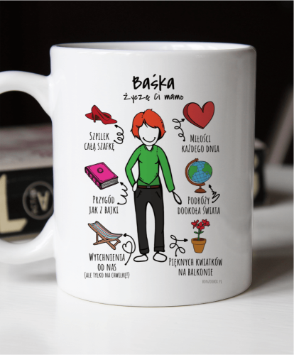 Kubek personalizowany na prezent 