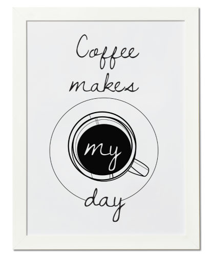 Plakat do kuchni z kawą