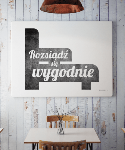 Plakat do salonu i sypialni 