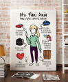 Prezent na Dzień Nauczyciela i zakończenie roku - plakat personalizowany