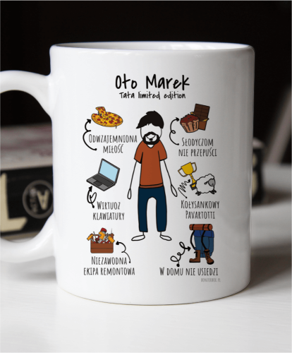 Kubek personalizowany na prezent  dla taty 