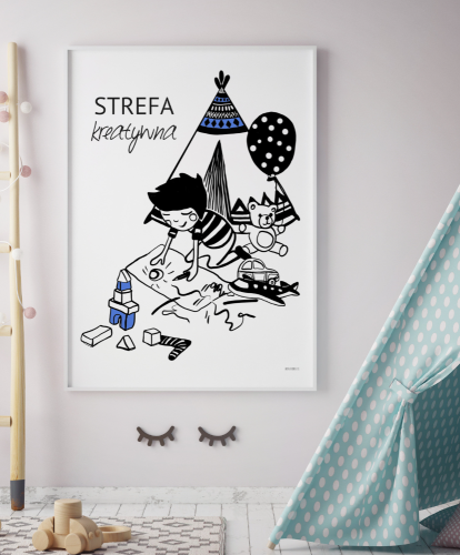 Plakat do pokoju dziecięcego 