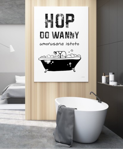 Plakat do łazienki 