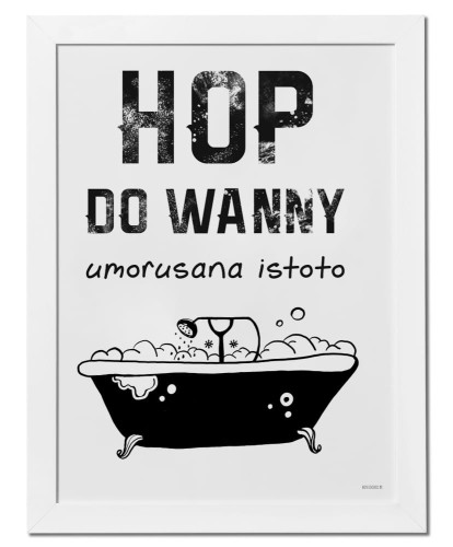 Plakat do łazienki 