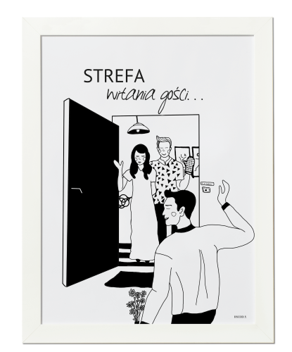 Plakat do przedpokoju