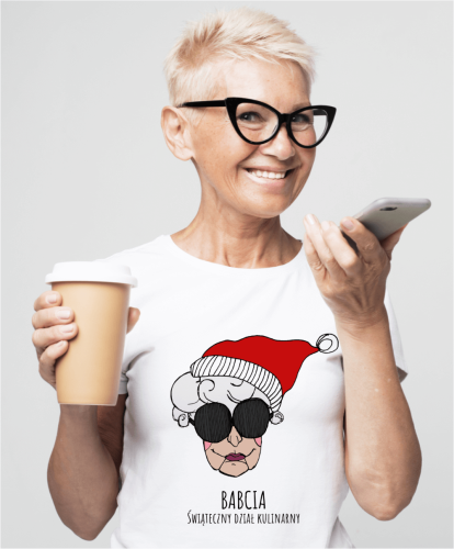 Koszulka na dzień babci z nadrukiem