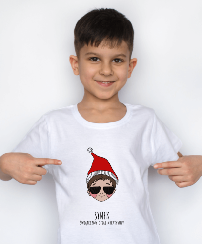 Koszulka świąteczna dla chłopca