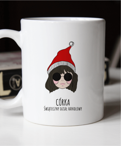 Kubek świąteczny dla DZIEWCZYNKI