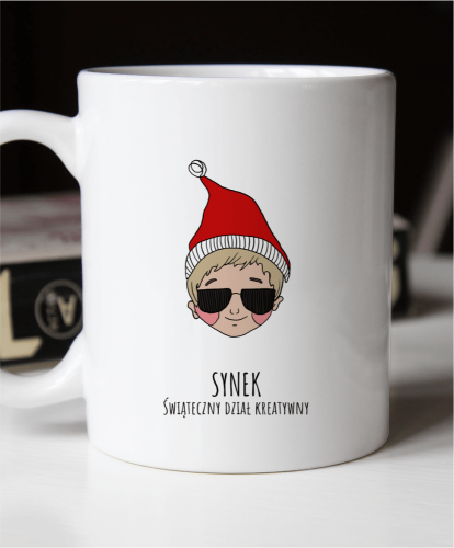 Kubek świąteczny dla CHŁOPCA