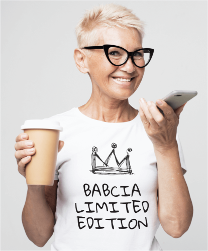 Koszulka dla babci z własnym nadrukiem