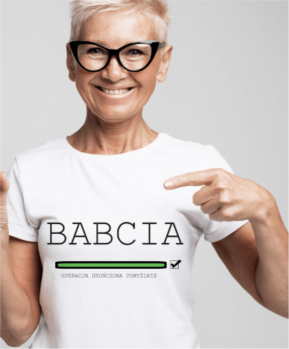 Koszulka prezent dla babci z nadrukiem