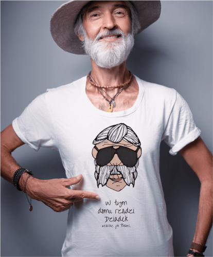 T-shirt dla dziadka z nadrukiem