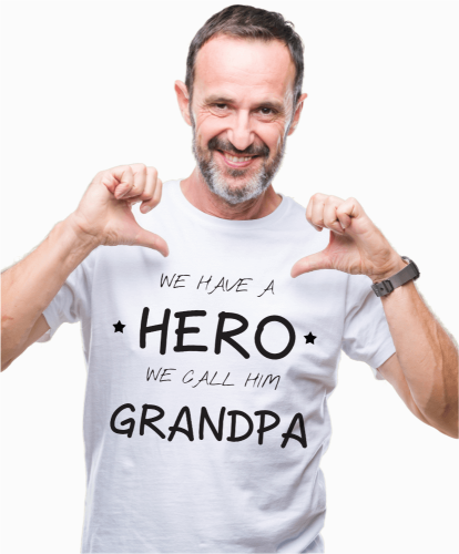 Koszulka dla dziadka z nadrukiem