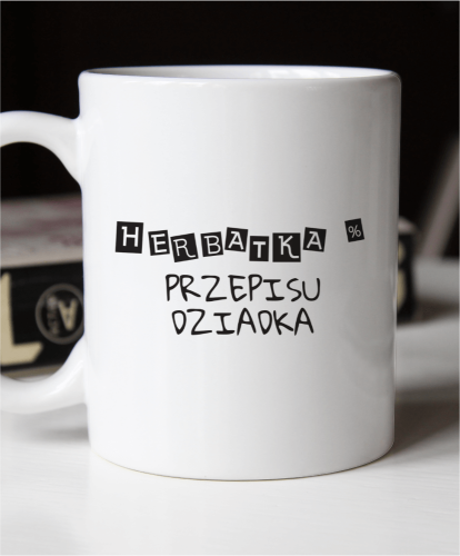 Personalizowany kubek na dzień dziadka z nadrukiem