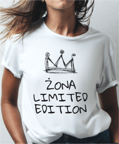 Koszulka z napisem dla niego - Mąż limited edition
